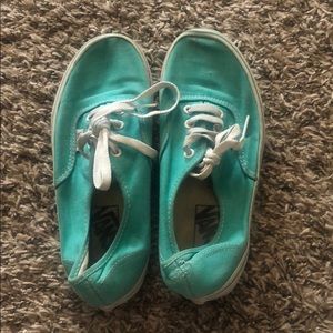 Turquoise Vans